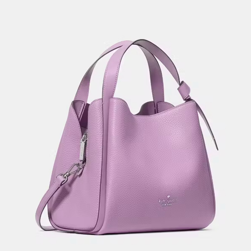 Kate Spade Knott Convertible Carryall Wisteria Purple - Picture 14 of 14